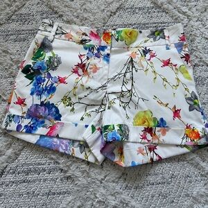 Floral Print Women's Shorts
